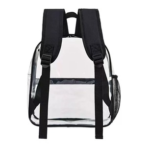 Sac à dos transparent en PVC pour femmes, sac d'école imperméable, sac à dos souple pour étudiants, voyage, camping - Product Image 6