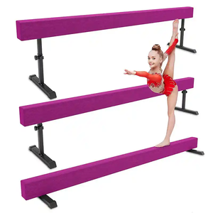 <span class=keywords><strong>Poutre</strong></span> d'équilibre pliante de gymnastique à domicile planche de Yoga de levage détachable <span class=keywords><strong>bois</strong></span> <span class=keywords><strong>imitation</strong></span> <span class=keywords><strong>bois</strong></span> de cerf cuir fitness complet - Product Image 5