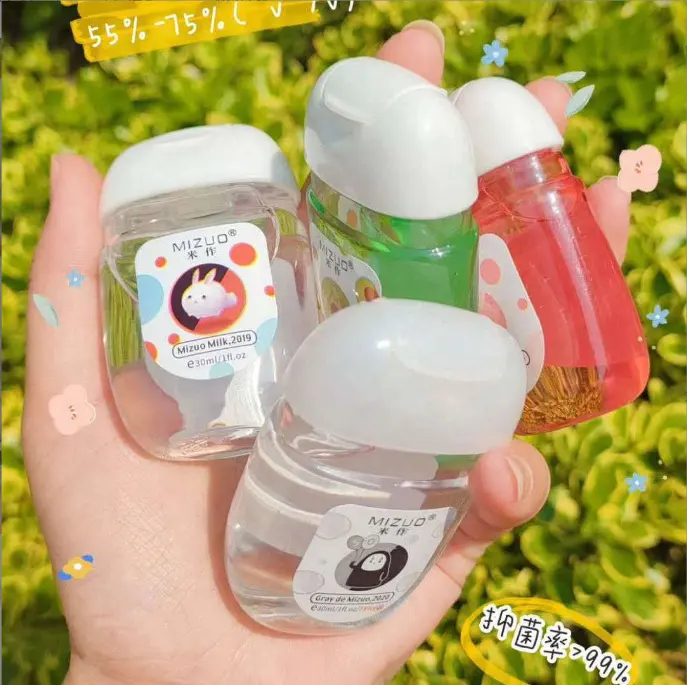 Kosong Botol Plastik Pet 30Ml 1 Oz, Pembersih Tangan Saku Tangan Mini Kecil Gel Alkohol
