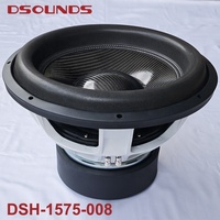 Speaker Subwoofer Mobil 15 Inch dengan Daya 2000Wrms, Kualitas Suara Berkualitas, VC 3 Inch dan Magnet Tripel untuk Sistem Audio Mobil