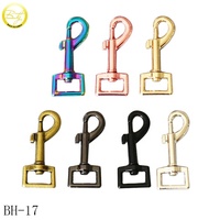 Mousqueton pivotant DIY de luxe à la mode en alliage de zinc fermoirs homard pour randonnée Camping mousqueton accessoires de chaîne pour animaux de compagnie caractéristique de sécurité