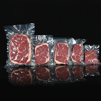 Sacs sous vide ECO de qualité alimentaire transparents pour l'emballage de viande et de steak, logo personnalisé, vente en gros