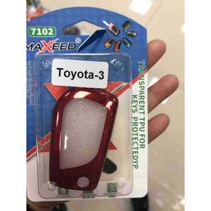 เคสกุญแจรถยนต์แม็กซีด โตโยต้า แบบ 3 ปุ่ม ป้องกันรอยขีดข่วน ผลิตจากวัสดุ TPU ใส - Product Image 1