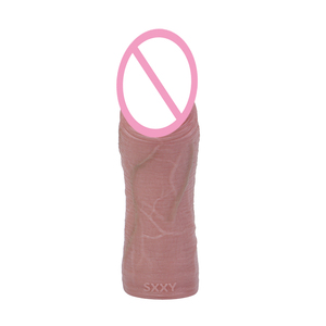 FAAK Manchon réaliste pour pénis, extenseur et agrandisseur de pénis, vente en gros d'usine de jouets sexuels pour hommes, préservatif retardant l'éjaculation avec anneau pénien - Product Image 3