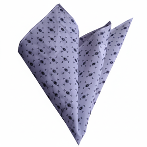 ผ้าพันคอผ้าฝ้ายลายกองทัพเรือสีขาว - Product Image 2