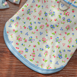 Ropa para Mascotas, Perros y Gatos, Diseño Floral, Transpirable, Bonito, Primavera Verano, Nuevo, con Volantes, Venta al por Mayor, <span class=keywords><strong>Bichón</strong></span> - Product Image 3