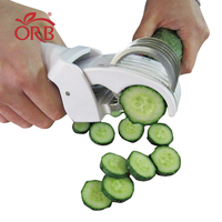 Ciseaux et trancheuse manuels simples en acier inoxydable pour fruits et légumes, outil portable quotidien pour la préparation de chips