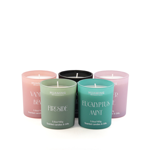 Merri augura logo personalizzato e confezione di cera di soia personalizzato barattolo di vetro aromaterapia profumato Bougie candela regalo Set per fragranza per la casa - Product Image 3