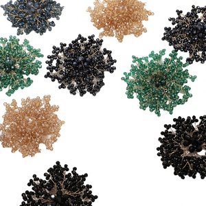 LACEIN Moda Parches 3D Grandes de Copo de Nieve y Flor para Calzado, Corsage Hecho a Mano DIY, Parches Planos Retorcidos para Prendas - Product Image 4