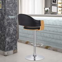 Chaise haute commerciale moderne de tabouret de barre en métal de meubles en bois solide de Offre Spéciale pour des chaises supérieures de barre de cuisine