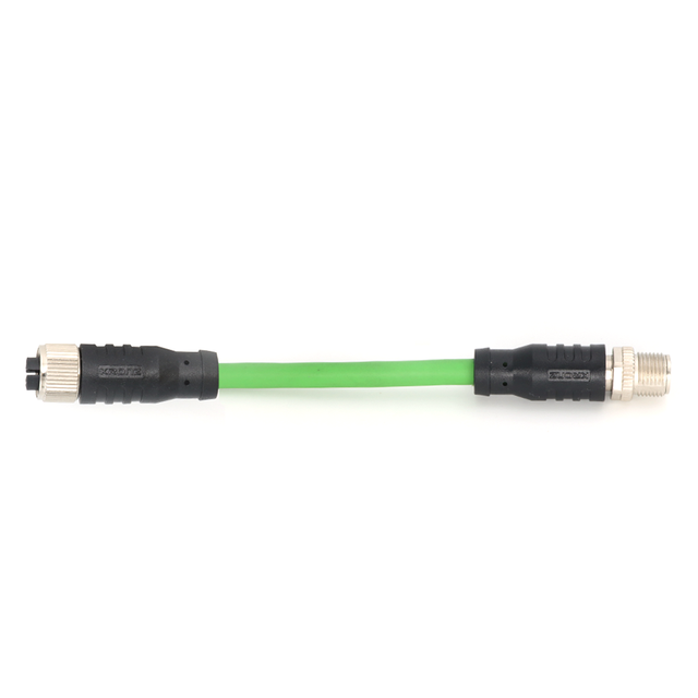 KRONZ M12 Industrial High-Flex Sensor Cable X-Coded Female Male Network Cable Compatible SICK 8 Pin Sensor Connector Accessory