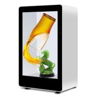 Pantalla Táctil Vertical Transparente de 32 Pulgadas y 10 Puntos, Póster Digital con Animación Gráfica, Compatible con SDK OEM, Alta Resolución 1920x1080