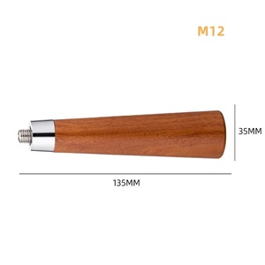 Portafiltros de Café Reutilizables de Diseño Moderno con Mangos de Madera Maciza Premium, Compatibles con Roscas M10/M12 para Cafeteras Delonghi, Breville, <span class=keywords><strong>Sage</strong></span> E61 Espresso - Product Image 5