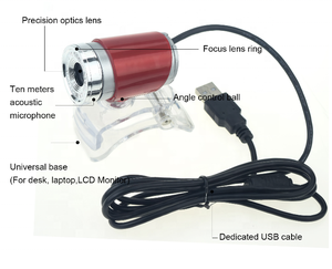 HD Webcam With Mic 720P USB PC <strong>Computer</strong> <strong>Camera</strong> for Video Calling Recording Conferencing With Microphone - Product Image 4