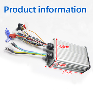 ตัวควบคุมมอเตอร์ไร้แปรงถ่านอัจฉริยะ 1800W 48v60v72V 24G สำหรับยานยนต์วิศวกรรม ตัวควบคุมมอเตอร์ Bldc 24 ท่อ ควบคุมความเร็ว 2 ระดับ - Product Image 1