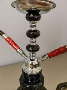 Fábrica transfronteriza caliente 32 cm pequeño doble acrílico Color Maya Hookah con sabor cuenco laca técnica Hookah carbón - Product Image 3