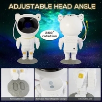 Lampe d'ambiance LED pour chambre à coucher, récemment améliorée, veilleuse d'ambiance laser astronaute coloré