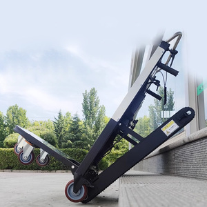 Nhiệm vụ nặng nề điện cầu thang leo núi Máy cuộn <span class=keywords><strong>container</strong></span> cấu trúc xe cút kít Xe đẩy giỏ hàng cho hàng hóa leo núi - Product Image 1