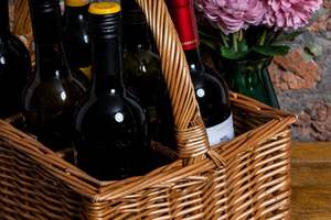 Jy <span class=keywords><strong>2</strong></span> 4 6 Fles Rieten Rotan Wijndragerhouder Mand - Product Image 4