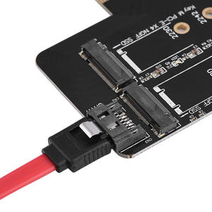 2 bay <span class=keywords><strong>M</strong></span>.2 B-Key 2280 PCIe SSD Adapter Converter Card PCIe 3.0 X4 a <span class=keywords><strong>M</strong></span>.2 SATA adapter B key PCIE X4 a NGFF SSD Converter Card - Product Image 4