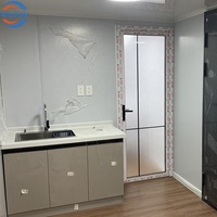 Maison conteneur préfabriquée modulaire WinFair Mexico 20 pieds à 3 étages, en kit, pour dortoir, bureau, camp / Certifiée CE