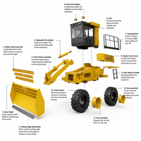 Compacteur de déchets de déversement sanitaire Shanbo C300H de 30 tonnes, à moteur, haute capacité de charge pour la gestion des déchets