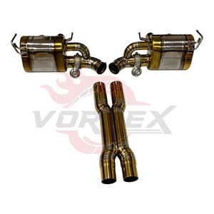ท่อไอเสีย Vortex Titanium Valvetronic สำหรับ Ferrari 812 Superfast GTS F12 Berlinetta พร้อมแผ่นกันความร้อน - Product Image 4