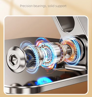 Tablette pliante à dissipation thermique planche dessinée à la main support d'ordinateur portable en alliage d'aluminium rotatif à 360 degrés