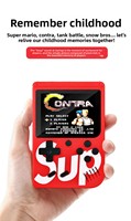 Cadeaux d'anniversaire et de Noël pour enfants, console de jeu portable mini 2,4 pouces, rétro, un seul joueur, avec 400 jeux classiques intégrés