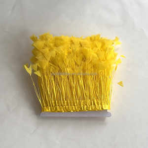 Nastro di piume di tacchino tinto di marabù piuma per danza vestito di stoffa con accessori di abbigliamento decorazione per la casa artigianato - Product Image 3