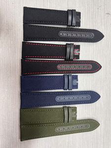 Bracelet de montre sportif en cuir Condura Durable résistant aux rayures 18/20/22mm bracelet de remplacement universel doublure en Nappa boucle ardillon - Product Image 4