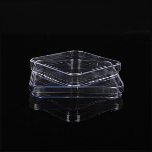 Placa de Cultivo Cuadrada de Poliestireno de Alta Claridad Degao, Diseño Apilable, Ahorra Espacio, para Laboratorio Celular y Experimentos de Detección de Medicamentos - Product Image 4