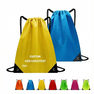 610D Lightweight Drawstring <b>Backpack</b> <b>Black</b> Dustproof Waterproof Polyester Portable Reusable Soft Shoe 20-38L Capacity Unisex - Product Image 1