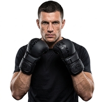 Gants de boxe personnalisés Fanshi avec logo pour enfants et adultes, équipement d'entraînement MMA, boxe, kickboxing avec marque personnalisée