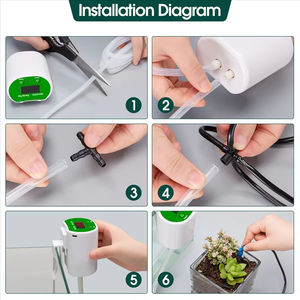 Máquina de riego automática inteligente para horticultura, sistema de riego por goteo programable para plantas en maceta, artefacto de riego para plantas verdes. - Product Image 3