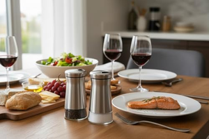 Accesorios de Cocina Ajustables de Vidrio de 4oz, Herramientas para Hierbas y Especias, Salero, Pimentero, Azucarero para Fiestas y Regalos - Product Image 5