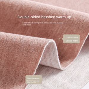 Nuovo Completo Intimo Termico in Cashmere e Seta 2024, Maglia e Pantaloni Senza Cuciture in <span class=keywords><strong>Velluto</strong></span> AB per Uomo e Donna - Product Image 3