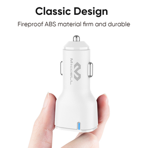 Miccell LED USB ที่ชาร์จในรถ Qc3.0 20W USB QC PD ที่ชาร์จในรถยน<span class=keywords><strong>ต</strong></span>์<span class=keywords><strong>ชาร์จ</strong></span>เร็วพร้อมสายเคเบิลบรรจุสำหรับ <span class=keywords><strong>iPhone</strong></span> <span class=keywords><strong>13</strong></span> <span class=keywords><strong>PRO</strong></span> <span class=keywords><strong>MAX</strong></span> - Product Image 3