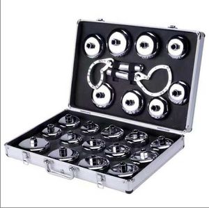 Juego de 27 Llaves Universales de Acero para Filtro de Aceite de Auto, Tipo Tapa, Juego de Llaves para Filtros de Coche, Herramientas de Reparación de Vehículos - Product Image 4