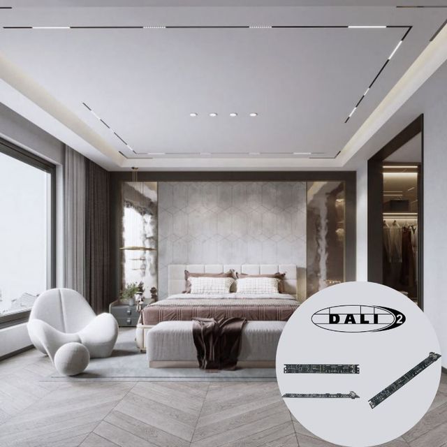 Ltech 48W Dali Led 24V Driver Slim Dali Driver for Magnetic Track Light CV Tunable LED Dali Dimmebale Driver MT-1A-V2D1