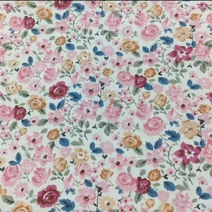 Robe longue en coton tissé 100% pour femmes ALBBIA019, imprimé floral numérique, lavable, avec fermetures éclair - Product Image 4