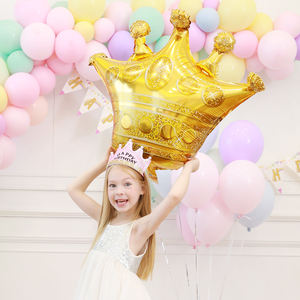 Ballons de décoration en forme de couronne de princesse pour filles, 1 pièce, fournitures de fête, ballons à hélium - Product Image 2