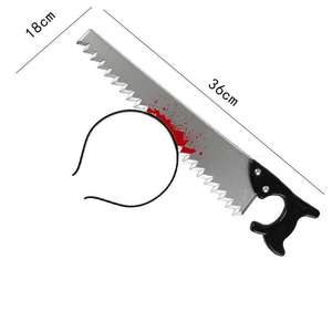 Bandeau en plastique de <span class=keywords><strong>couteau</strong></span> de cuisine de simulation Halloween Party Favor Effrayant Cosplay Props Zombie Costume Accessoire - Product Image 5