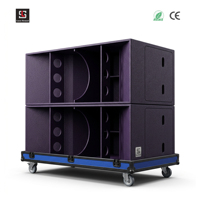 LS-F221 Subwoofer Doble de 21 Pulgadas, 3000W, Sistema de Audio Profesional, Sonido de Gran Potencia, Subwoofer para DJ, Eventos al Aire Libre