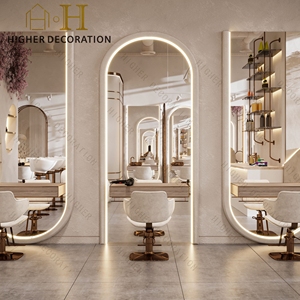 Set di Arredamento per Barbiere Personalizzato Stazione da Barbiere su Misura Design per Barbiere Stile Moderno - Product Image 5