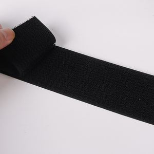 Benutzer definierte umwelt freundliche einseitige Nylon-Klett bänder zum Nähen Unnaed Schwarz Weiß Abnehmbare hochwertige wasserdichte Kleidung - Product Image 3