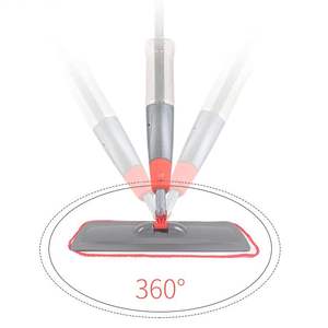 Kit de nettoyage de sol DS1400, pour la <span class=keywords><strong>cuisine</strong></span>, à main, eau, Spray de sol, poussière, serpillière plate rotative en microfibre, serpillière avec pulvérisateur - Product Image 3