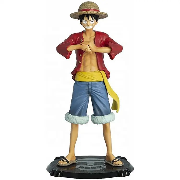 Custom Wholesale Anime Japanese Movie Character One Piece Luffy Model Anime Pvc Action Figure