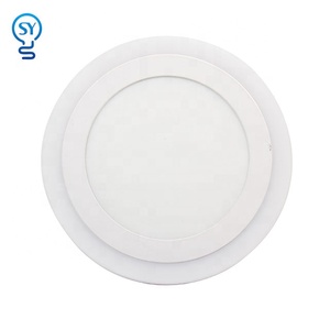 Chất lượng cao bán buôn SMD ABS khung 3 + 3W/6 + 3W LED RGB đôi màu hiện đại mỏng cài đặt Trần LED bảng điều chỉnh ánh sáng - Product Image 3