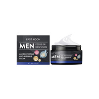Crème anti-rides pour homme OEM, protection contre le vieillissement, crème pour le visage en stock, conforme à la CPNP et à la réglementation européenne CE